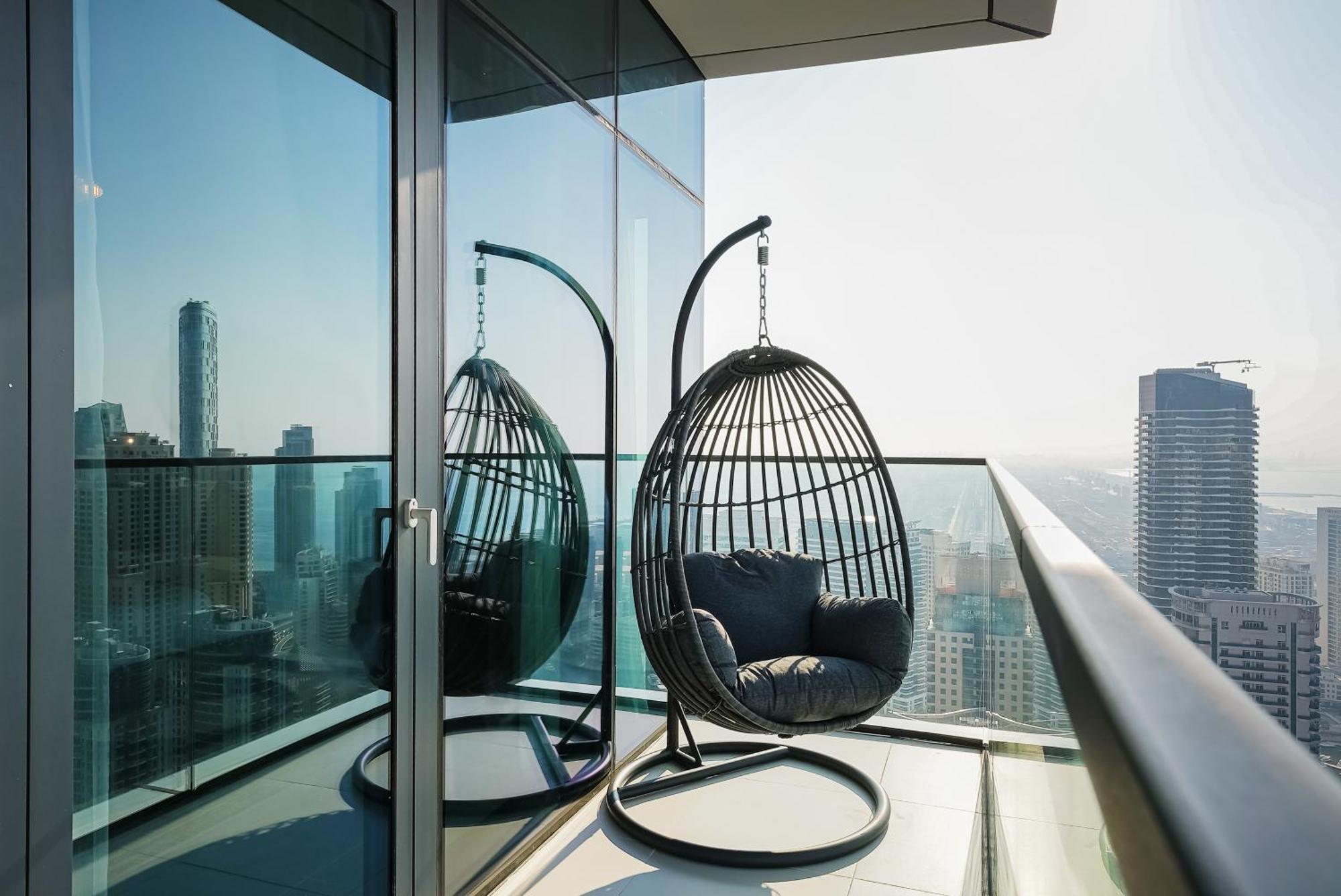 Modern 2Br High Floor Haven In Vida Dubai Marina Exterior foto