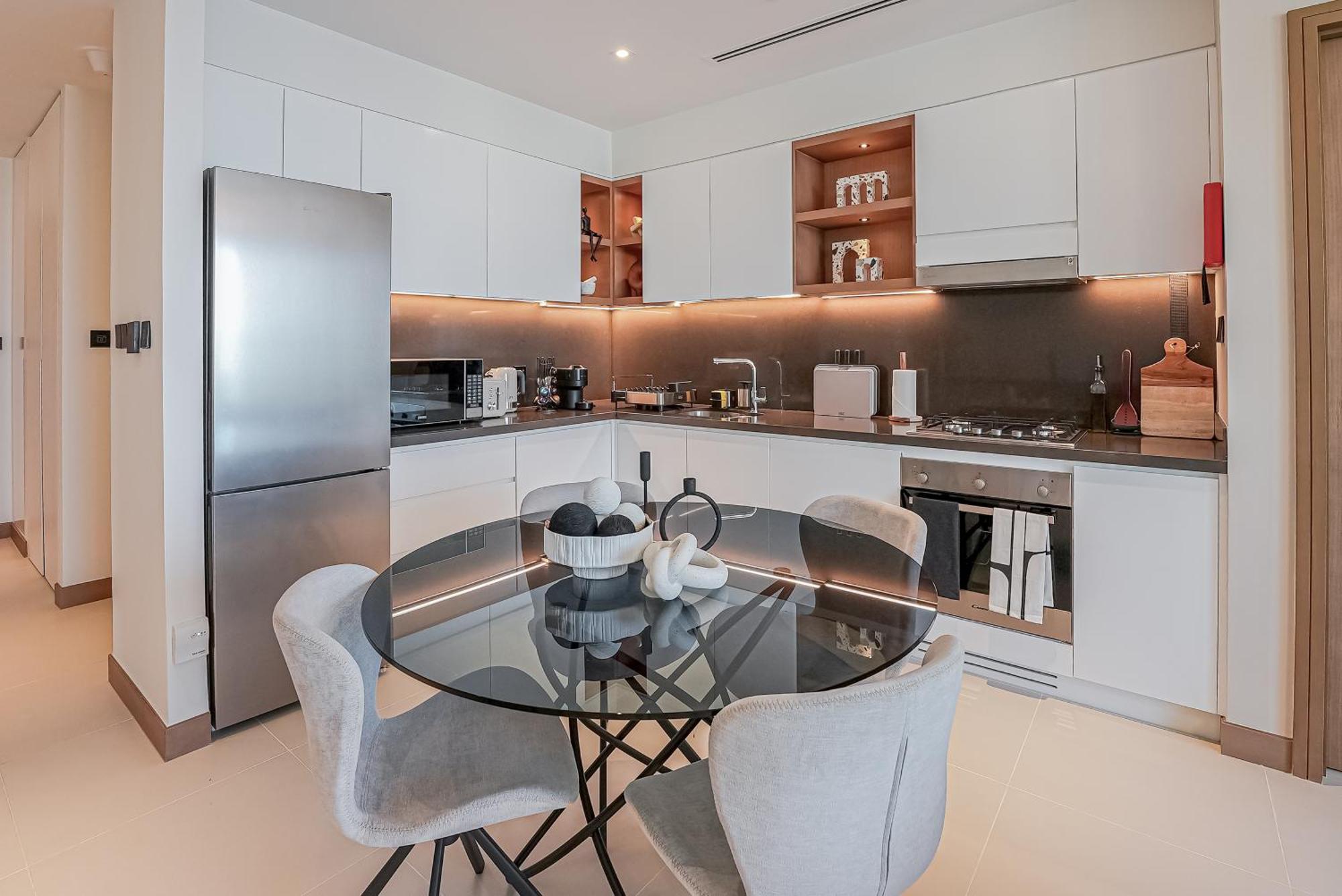 Modern 2Br High Floor Haven In Vida Dubai Marina Exterior foto